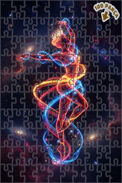 Teona Ahşap لغز خشبي بإطار مزدوج الطبقات من إيفرين دانسر 100 قطعة 25×25