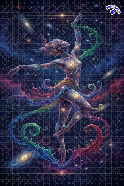 Teona Ahşap لغز خشبي بإطار مزدوج الطبقات من يونيفرسال دانسر 600 قطعة 50x35