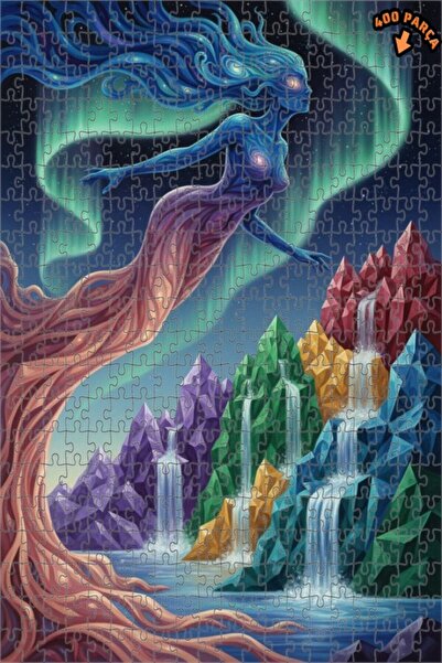 Teona Ahşap لغز خشبي بإطار مزدوج الطبقات من أورورا دانينج سول 400 قطعة 35x35