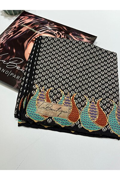 La Boutique Eşarp La Boutique Yaz/Güz Serisi Organik Desenli Eşarp