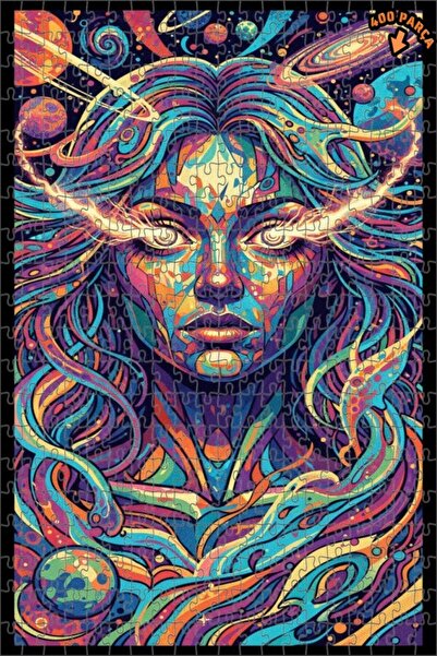 Teona Ahşap لغز خشبي بإطار مزدوج الطبقات بتصميم رحلة فضائية للنساء من كوزميك،...