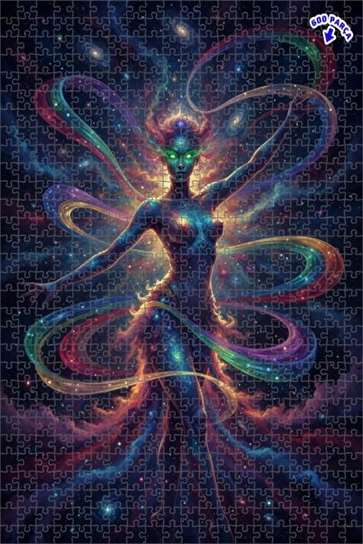 Teona Ahşap لغز خشبي بإطار مزدوج الطبقات من كوزميك راديانس للنساء، 600 قطعة، ...