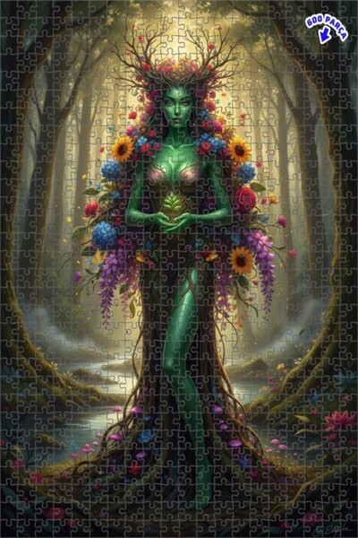 Teona Ahşap لغز خشبي بإطار مزدوج الطبقات من أورمان تانزيس، 600 قطعة، 50×35