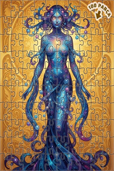 Teona Ahşap لغز خشبي بإطار مزدوج الطبقات من إيفرين، 100 قطعة، 25×25