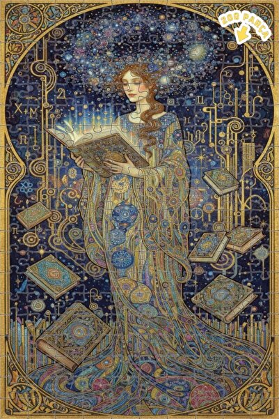 Teona Ahşap كتاب الحكمة الرائع ورقص النجوم، لغز خشبي بإطار مزدوج الطبقات، 200...