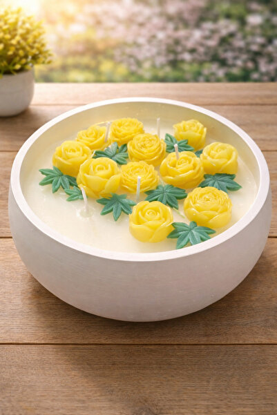 SCA CANDLE Lemon Candle Bowl