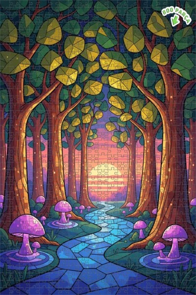 Teona Ahşap لغز خشبي بإطار مزدوج الطبقات من ماسالي أورمان إشترلِت، 800 قطعة، ...