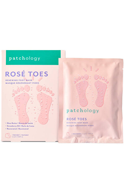patchology Rosé Toes – Ayak Maskesi 2 x 9 ml – Resveratrol & Çilek Yağıyla Yu...