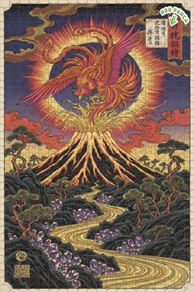 Teona Ahşap لغز خشبي بإطار مزدوج الطبقات من فيلورا ووادي الكريستال 800 قطعة 7...