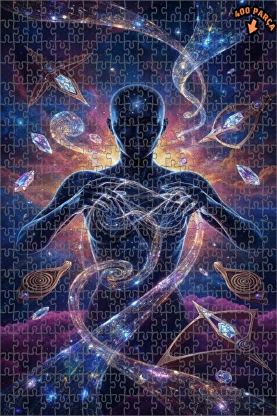 Teona Ahşap لغز خشبي بإطار مزدوج الطبقات بتصميم نجمي يصور الإبداع الكوني 400 ...