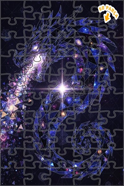 Teona Ahşap لغز خشبي بإطار مزدوج الطبقات من كوزميك دراغون آرت 50 قطعة 15x25