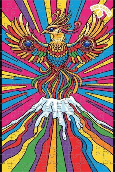 Teona Ahşap لغز خشبي رائع بإطار مزدوج الطبقات من فانتاستيك فينيكس كولور بلوس،...