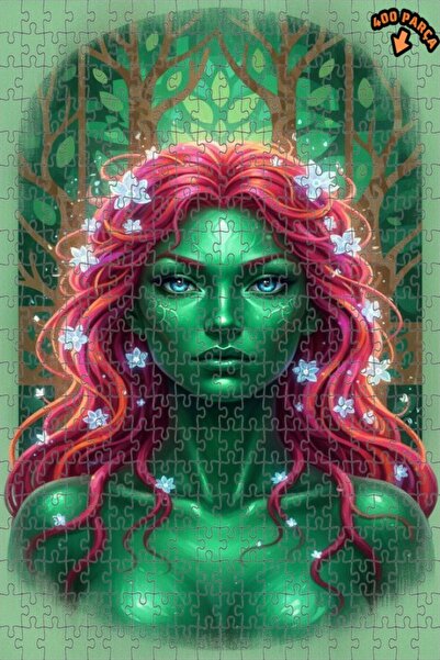 Teona Ahşap لغز خشبي بإطار مزدوج الطبقات بمظهر لوحة زيتية يشبه الجنة الخضراء،...