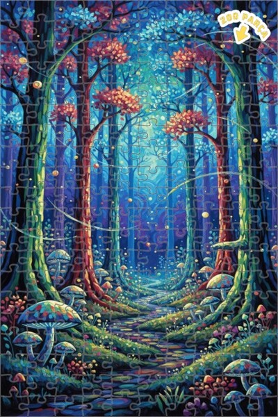 Teona Ahşap لغز خشبي بإطار مزدوج الطبقات بمظهر لوحة زيتية لمغامرة رائعة في ال...