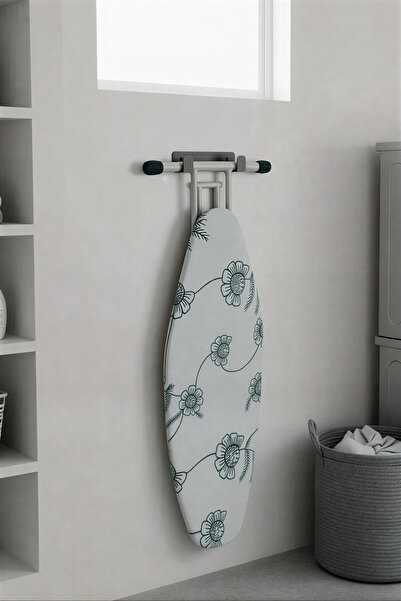 Grandmix Metal Ütü Masası Askısı Duvar Montajlı Askılık Çamaşır Odası Düzenle...