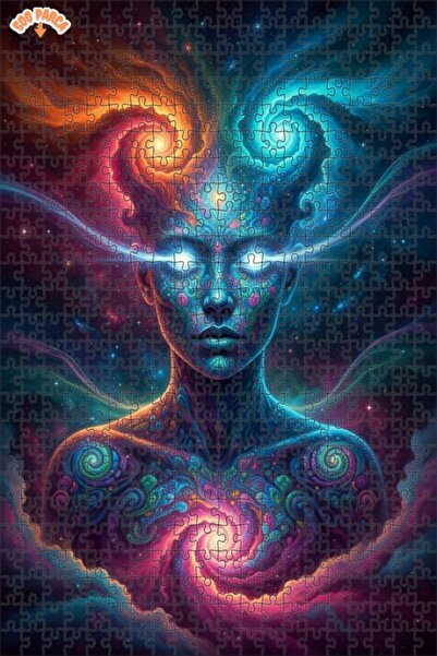 Teona Ahşap لغز خشبي بإطار ذو طابقين بتصميم فني حديث يعكس الطاقة الروحية العا...