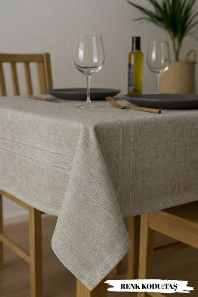 hanım's Colber Leke Tutmaz Masa Örtüsü 160x220 cm – Şık ve Dayanıklı