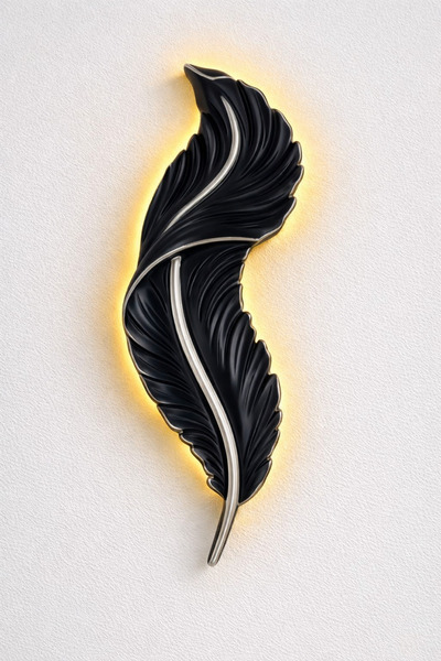 GÖKSAN AYDINLATMA LEDLİ DUVAR TÜY APLİK ELEKTRİKLİ 3 RENKLİ LEDLİ (BEYAZ,SARI...