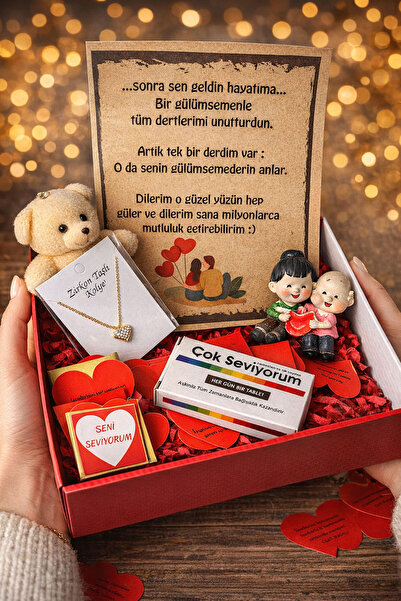 PAMEPAW 14 Şubat Sevgililer Günü Hediyesi Sevgiliye Hediye Sevgili Kombini Kı...