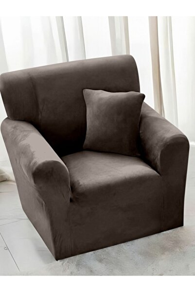 naniland.ro Elegant Elastic Velvet Armchair Cover