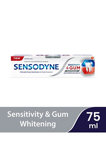 Sensodyne Sensitivity & Gum Whitening Toothpaste, 75ml