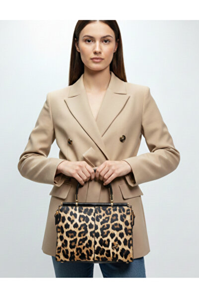 Çanta Trend Miami Polo Clup Special Design Textured Leather-Look Classic Wome...