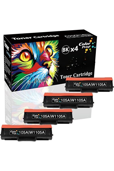 HP 106A W1106A Muadil Toner – 107a 107w 135a 135w 137fnw Uyumlu 4ADET