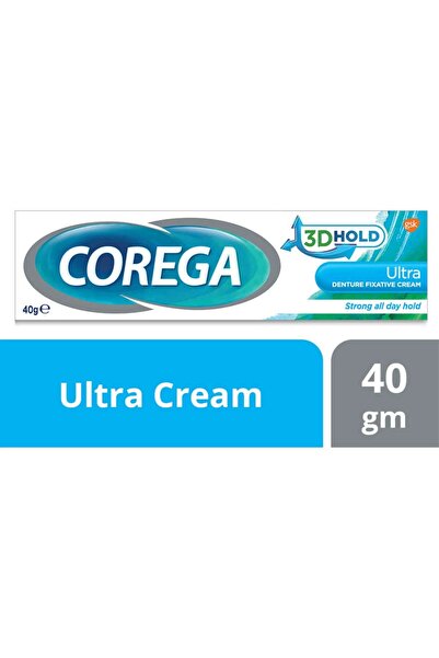 Corega كريم تثبيت أطقم الأسنان فائق القوة، 40 غرام