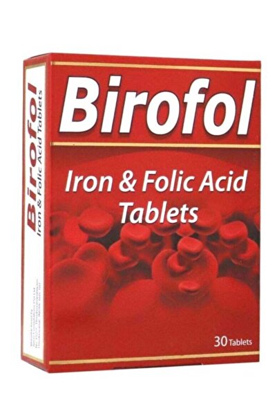 HEALTH HOUSE PHARMACY Birofol 30 Tablets, Iron & Folic Acid Tablets