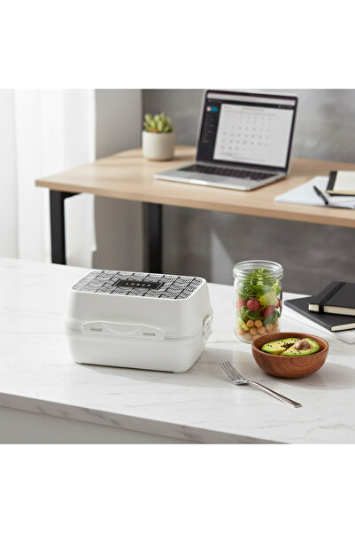 YAZICI 4-Compartment Children's Lunch Box with Spoon and Fork – Storage and C...