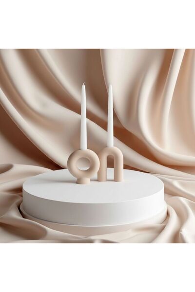 BHR Modern İkili şamdan |şamdan | mumluk | dekor | el yapımı | dekoratif