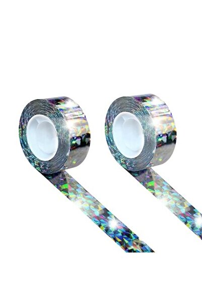 NIERBO Set de 2 role de bandă reflectorizantă pentru sperie păsările
