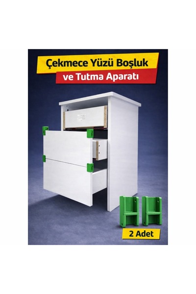 pratikmen Çekmece Yüzü Boşluk ve Tutma Aparatı (2'li)