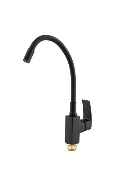 Mixxus Baterie bucătărie cu duș flexibil MAGNUM 011 (NUT) BLACK REFL