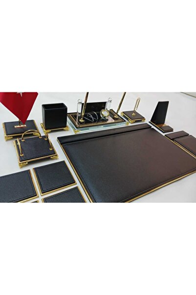 Yeşilsümen HÜNKAR SİYAH VE GOLD KRİSTAL CAM İSİMLİKLİ LÜKS TASARIM SÜMEN VE M...