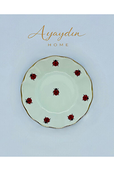 Porland Uğur Böcekli Çay Tabağı 6’lı Set – AYAYDIN HOME