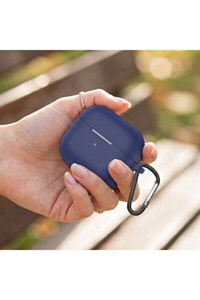 CaseOnn حافظة سامسونج جالاكسي بادز 3 إف إي مع حزام، سيليكون غير لامع باللون ا...