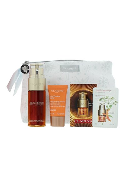 Clarins Set Clarins: Ser dublu anti-îmbătrânire pentru față, 50 ml + Ser extr...