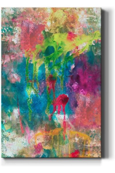 ALAYRA International لوحة جدارية قماشية جميلة مؤطرة 40×60 سم، ديكور منزلي عصر...