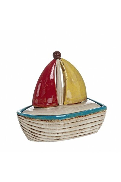Bizzotto Barcă decorativă ceramică Mykonos 24.5x14x23.5 cm