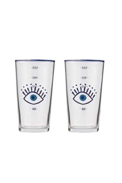 LC Waikiki Göz Printed Glass Cup 500 ml