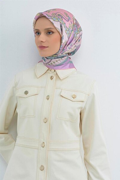 Armine Eșarfă din mătase pură tip twill 9535D 87