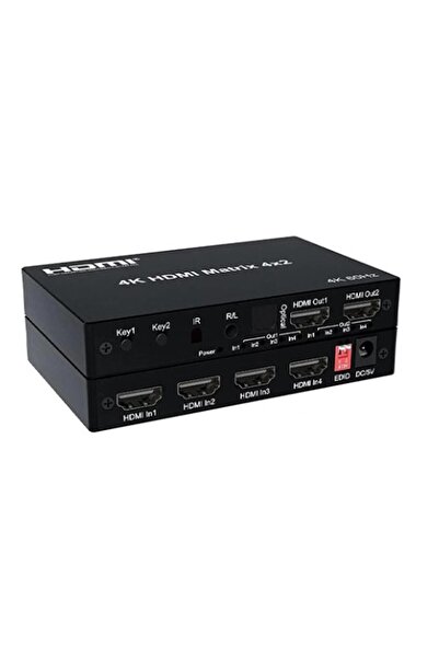 Nova Data-X805 HDMI 4×2 Matrix Switch 4K 60Hz