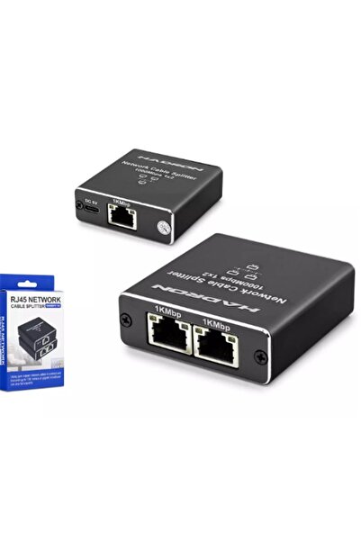 Universal هادرون Hdx1347 مقسم الشبكة 100 متر جيجابت Rj45 1000Mbps 1-في 2-خارج...