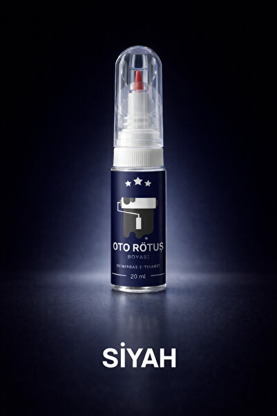 Home Siyah Oto Rötuş Boyası 20 ml – Çizik Kapatıcı / Rötuş Kalemi