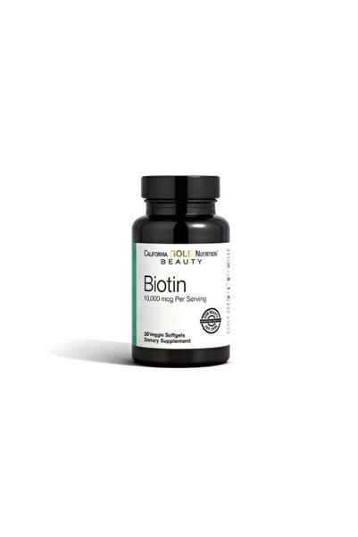 California Gold Nutrition Biotin 10,000 mcg Dietary Supplement - 30 | 90 Vege...