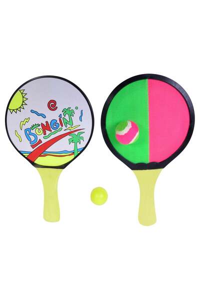 OEM Παιδικές Ρακέτες Παραλίας Πλαστικές Catchball & 2 Μπάλες