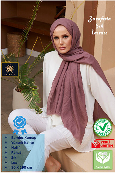 Güneş Bamboo Kashmir Shawl (Hijab Clothing, High Quality, Lightweight, Comfor...