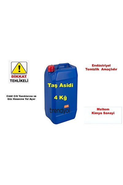 Ermiya Taş Asidi 4 Kğ Çoçuk Kilitli Kapak Nanopro Dök-aç Lavabo Banyo Wc Gide...