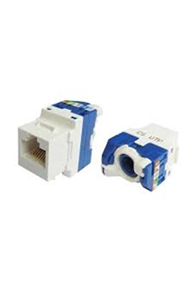TELDATA Data-T546 Tld-Utp180 Cat6 180 °   Utp Keystone Jack 10 Pack Legrand Type
